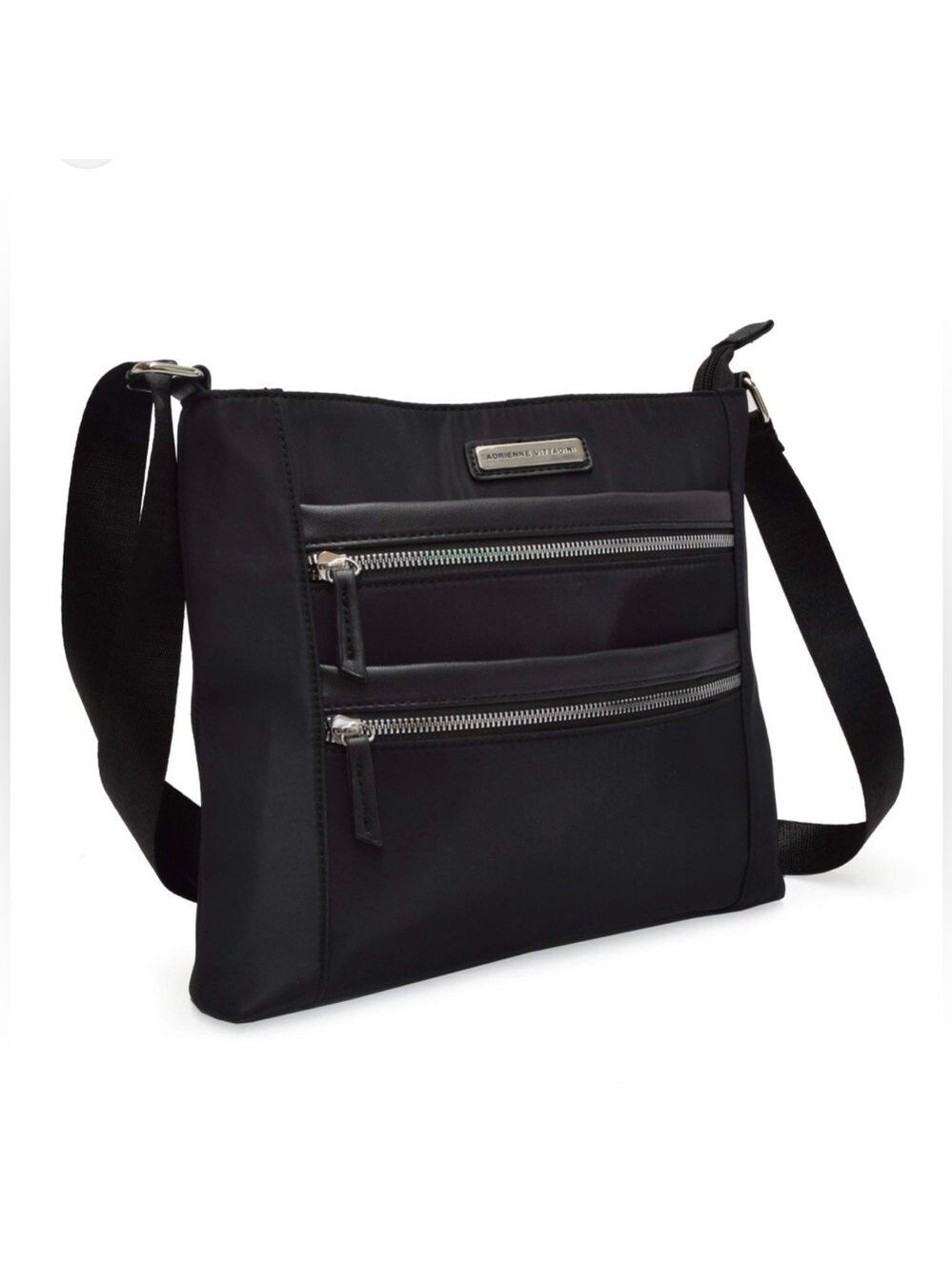 Ladies NWT Black Crossbody Bag Adrienne Vittadini